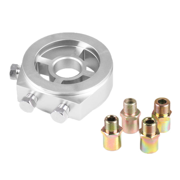 Car Modification Oil Temperature and Oil Pressure Gauge Adapter (Silver) - Engine Fittings by PMC TechLife | Online Shopping South Africa | PMC TechLife | Buy Now Pay Later Mobicred