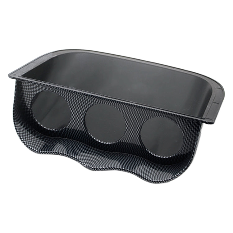 Car 52mm 3 Holes Dash Gauge Meter Pod Mount Holder, Carbon Fiber - Decoration Rings by PMC TechLife | Online Shopping South Africa | PMC TechLife | Buy Now Pay Later Mobicred