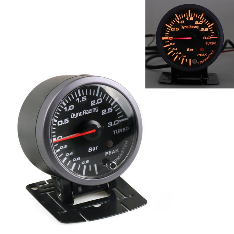 60mm Car Modified 0-3bar Turbocharged Instrument with Bracket - Car Modification by PMC TechLife | Online Shopping South Africa | PMC TechLife | Buy Now Pay Later Mobicred