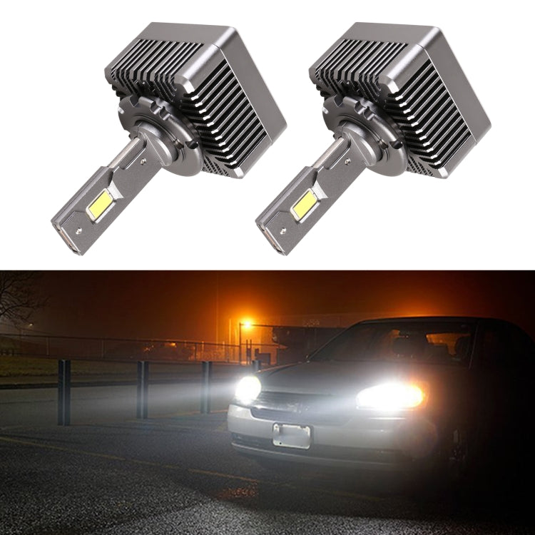 1 Pair D Series D1S Car HID Ballast to LED Headlight DC12V / 35W / 6000K / 5000LM - LED Headlamps by PMC TechLife | Online Shopping South Africa | PMC TechLife | Buy Now Pay Later Mobicred