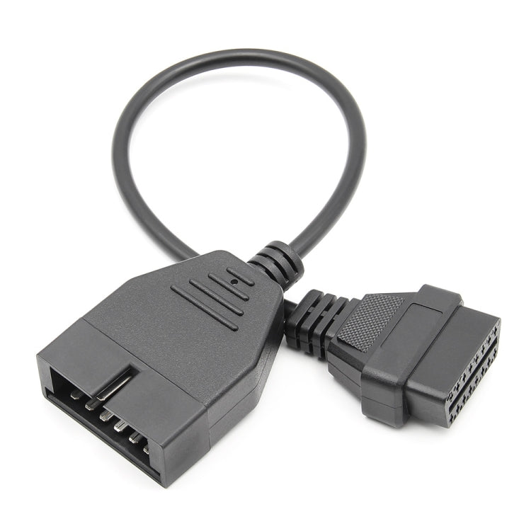 12Pin to 16Pin Car OBD2 Conversion Cable OBDII Diagnostic Adapter Cable for GM - Cables & Connectors by PMC TechLife | Online Shopping South Africa | PMC TechLife | Buy Now Pay Later Mobicred