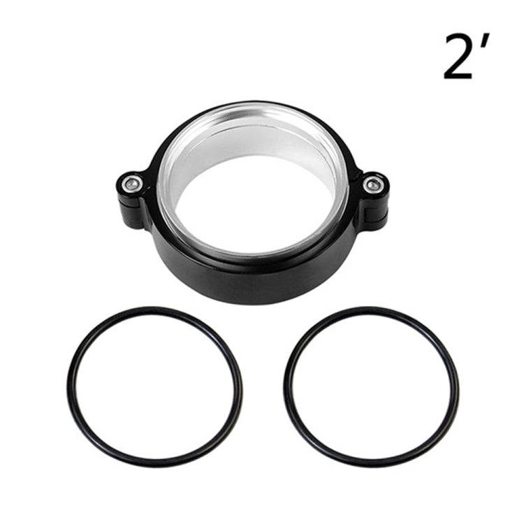 2.0 inch Car Exhaust V-band Clamp with Flange - Booster Cable & Clip by PMC TechLife | Online Shopping South Africa | PMC TechLife | Buy Now Pay Later Mobicred