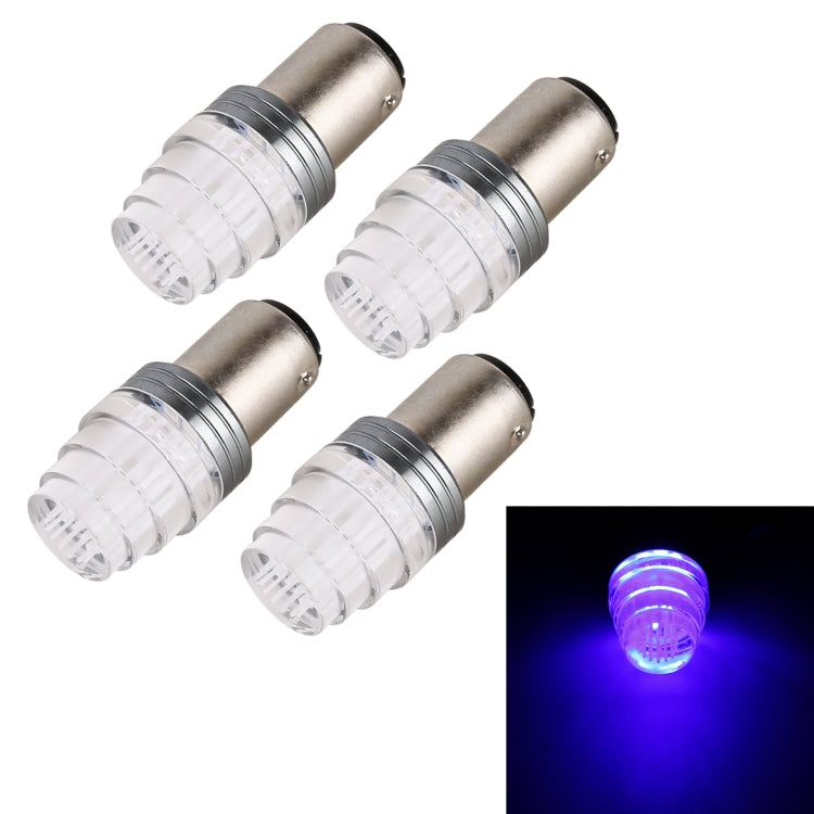 4 in 1 1157 DC12V 0.6W 9LEDs SMD-3528 Car Brake Light (Blue Light) - Brake Lights by PMC TechLife | Online Shopping South Africa | PMC TechLife | Buy Now Pay Later Mobicred