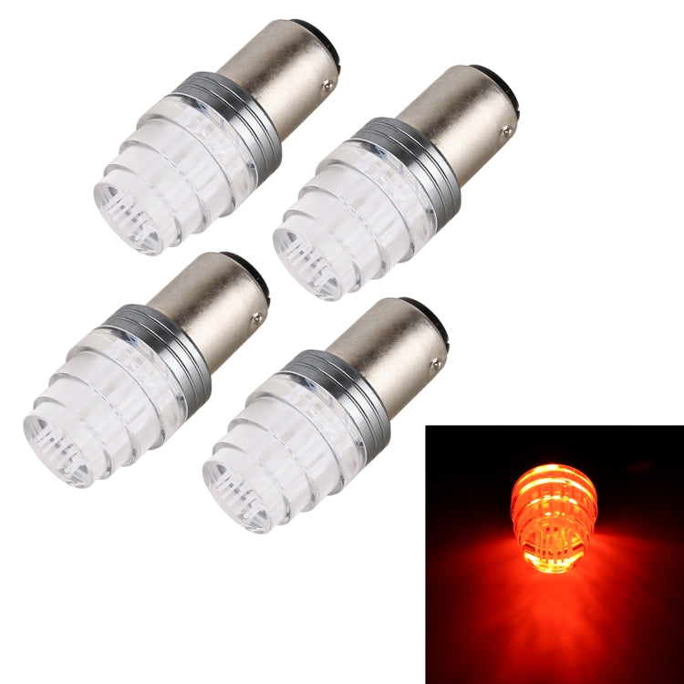 4 in 1 1157 DC12V 0.6W 9LEDs SMD-3528 Car Brake Light (Red Light) - free shipping - PMC TechLife - Order now!