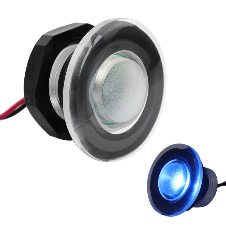 RV / Yacht Walkway Light LED Round Light DC12V (Blue Light) - Dome Lights by PMC TechLife | Online Shopping South Africa | PMC TechLife | Buy Now Pay Later Mobicred