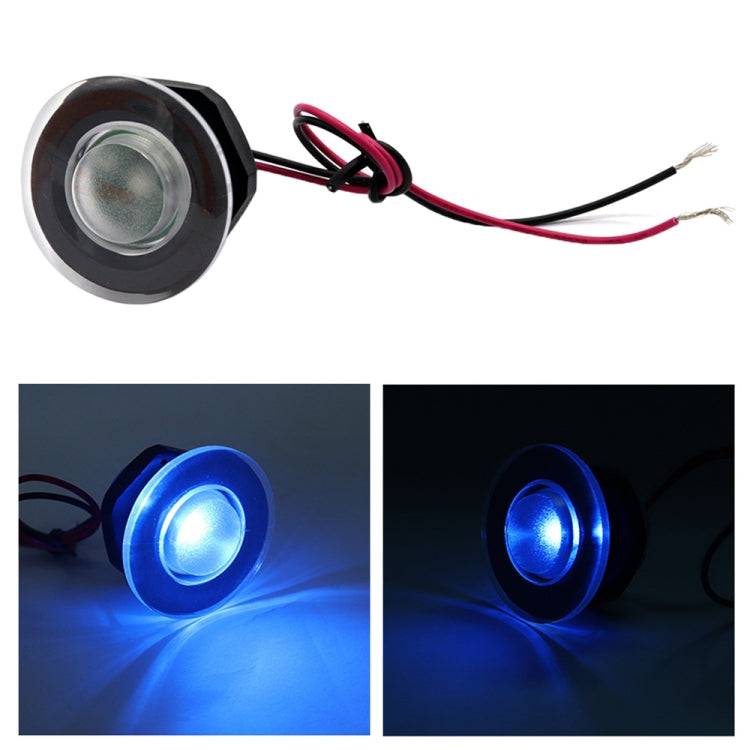 RV / Yacht Walkway Light LED Round Light DC12V (Blue Light) - Dome Lights by PMC TechLife | Online Shopping South Africa | PMC TechLife | Buy Now Pay Later Mobicred