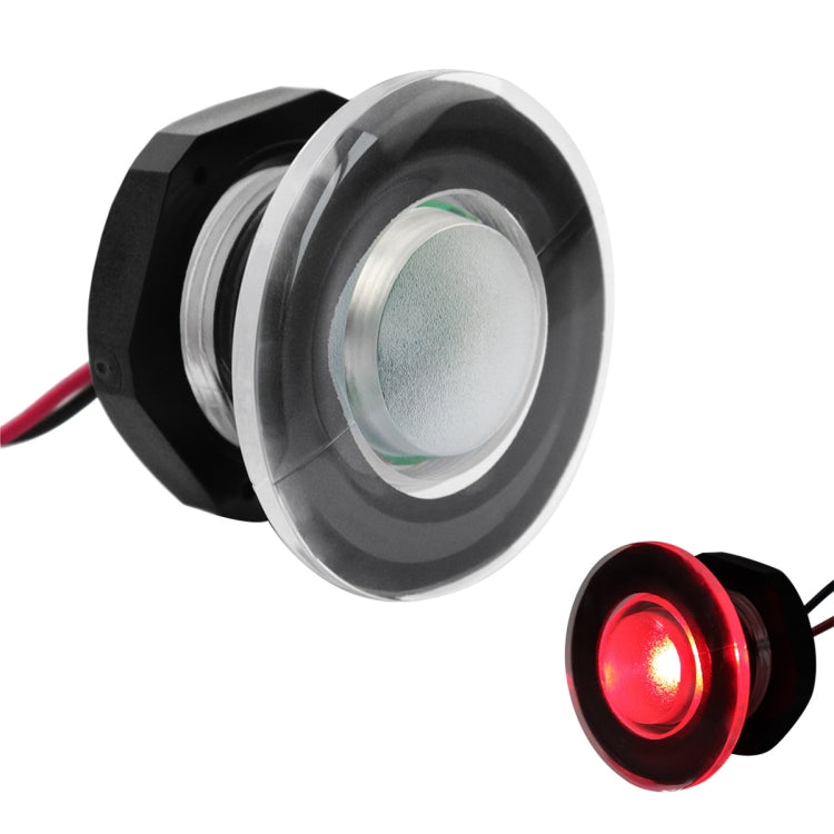 RV / Yacht Walkway Light LED Round Light DC12V (Red Light) - Dome Lights by PMC TechLife | Online Shopping South Africa | PMC TechLife | Buy Now Pay Later Mobicred
