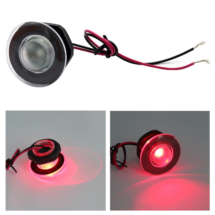 RV / Yacht Walkway Light LED Round Light DC12V (Red Light) - Dome Lights by PMC TechLife | Online Shopping South Africa | PMC TechLife | Buy Now Pay Later Mobicred