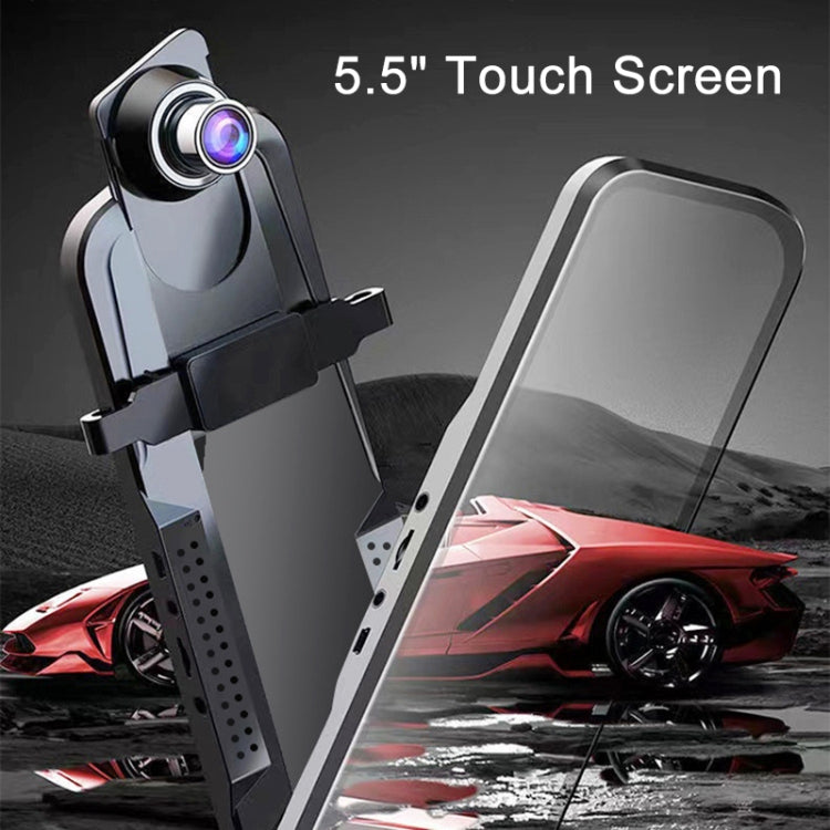 K5 5.5 inch Car Streaming Media Double Recording Starlight Night Vision Driving Recorder - Car DVRs by PMC TechLife | Online Shopping South Africa | PMC TechLife | Buy Now Pay Later Mobicred