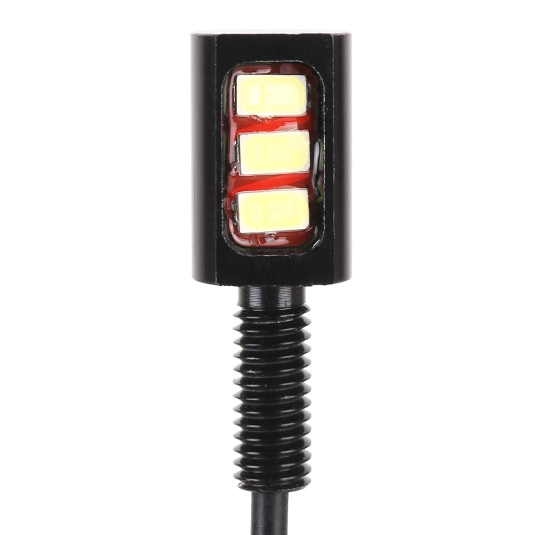 1 Pair DC12V 0.4W 3LEDs SMD-5630 Car / Motorcycle License Plate Light, Cable Length: 27cm (Red Light) - License Plate Lights by PMC TechLife | Online Shopping South Africa | PMC TechLife | Buy Now Pay Later Mobicred