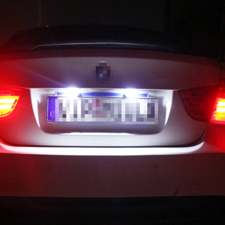 1 Pair DC12V 0.4W 3LEDs SMD-5630 Car / Motorcycle License Plate Light, Cable Length: 27cm (Red Light) - License Plate Lights by PMC TechLife | Online Shopping South Africa | PMC TechLife | Buy Now Pay Later Mobicred