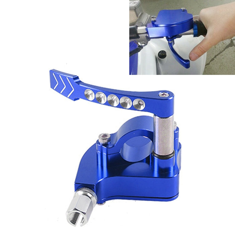 Motorcycles 7/8 Thumb Throttle Assembly Pull (Blue) - Replacement Parts by PMC TechLife | Online Shopping South Africa | PMC TechLife | Buy Now Pay Later Mobicred