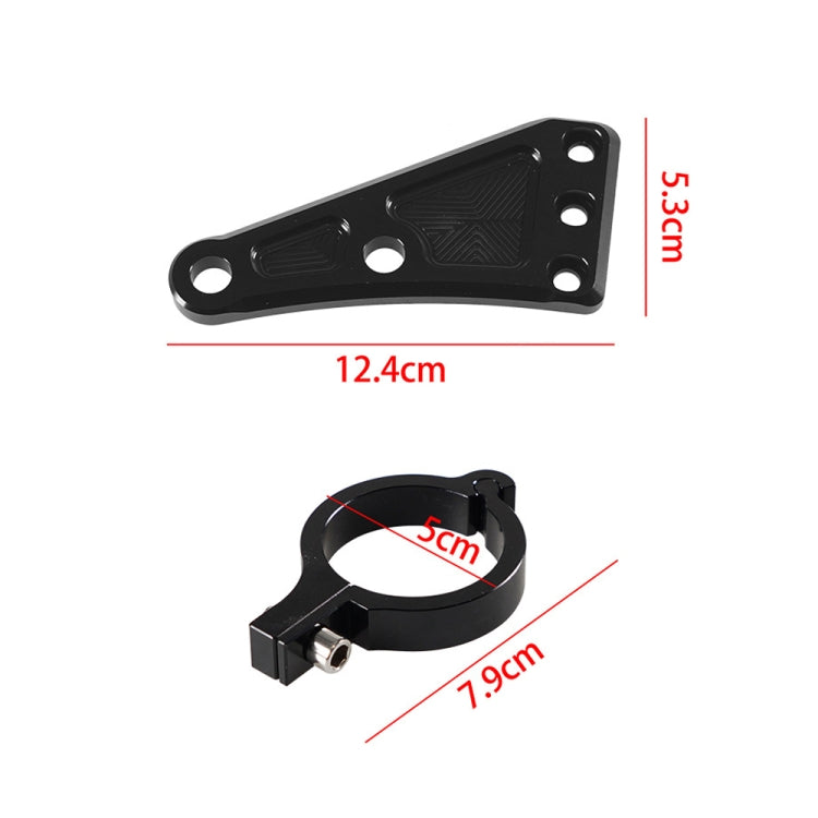 Motorcycle CNC Headlight  Holder Clamp for 41mm Front Fork Tube - Holder by PMC TechLife | Online Shopping South Africa | PMC TechLife