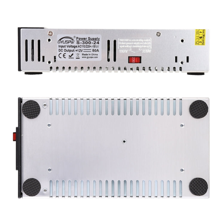S-300-24 DC24V 300W 12.5A DIY Regulated DC Switching Power Supply Power Step-down Transformer with Clip, EU Plug - Step-down Transformer by PMC TechLife | Online Shopping South Africa | PMC TechLife | Buy Now Pay Later Mobicred