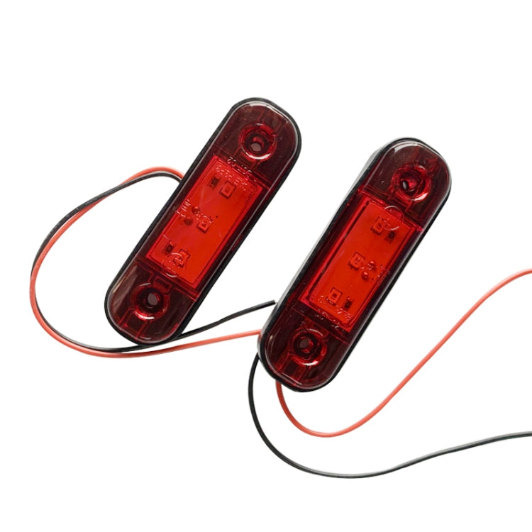 5 PCS MK-327 Car / Truck 3LEDs Side Marker Indicator Light Tail Light (Red Light) - Clearance Lights by PMC TechLife | Online Shopping South Africa | PMC TechLife | Buy Now Pay Later Mobicred