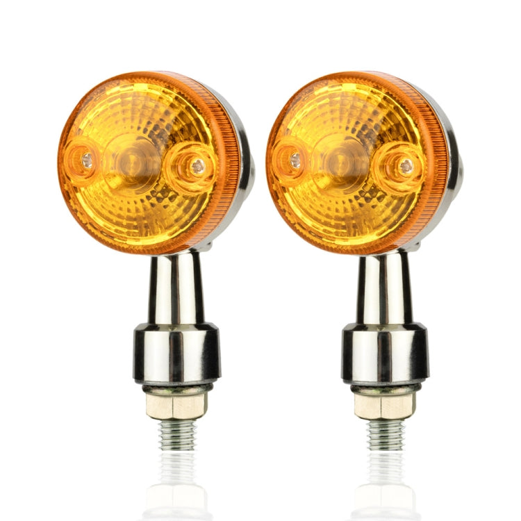 2 PCS PE-ZS101 Motorcycle Turn Signal Light (Silver) - Turn Signal by PMC TechLife | Online Shopping South Africa | PMC TechLife