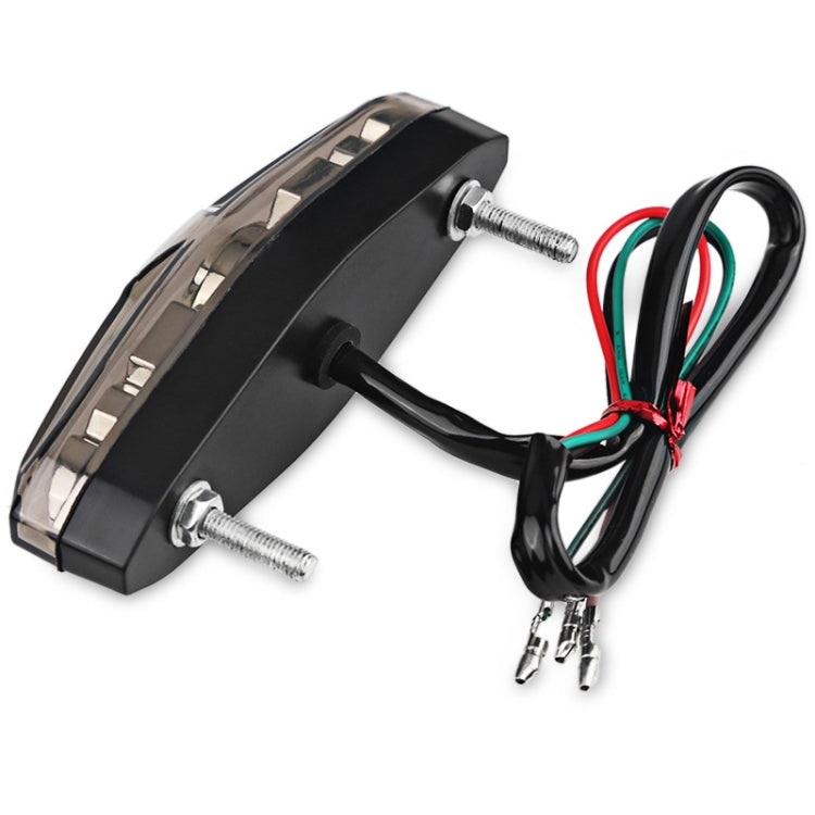 2 PCS KC-WD-NEW-3X Motorcycle LED Brake Light Running Lamp (Transparent) - Signal Lights by PMC TechLife | Online Shopping South Africa | PMC TechLife | Buy Now Pay Later Mobicred