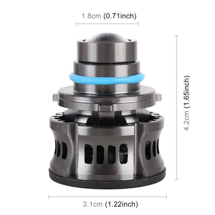 1 Pair 9006 27W / DC12V Car Aluminum Alloy LED Headlight (White Light) - LED Headlamps by PMC TechLife | Online Shopping South Africa | PMC TechLife | Buy Now Pay Later Mobicred