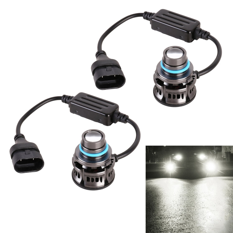 1 Pair 9005 27W / DC12V Car Aluminum Alloy Flashing LED Headlight (White Light) - free shipping - PMC TechLife - Order now!