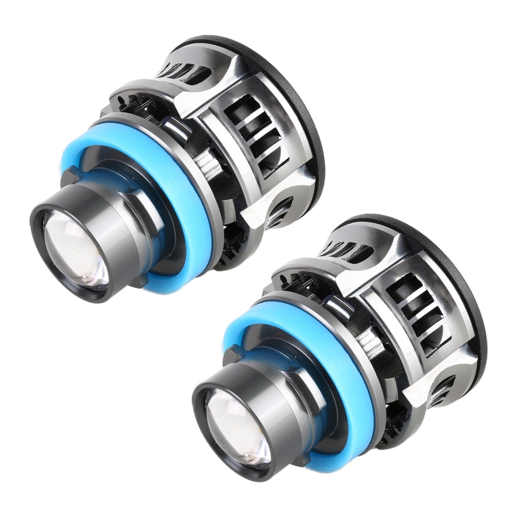 1 Pair H11 27W / DC12V Car Aluminum Alloy Flashing LED Headlight (Lime Green) - LED Headlamps by PMC TechLife | Online Shopping South Africa | PMC TechLife | Buy Now Pay Later Mobicred