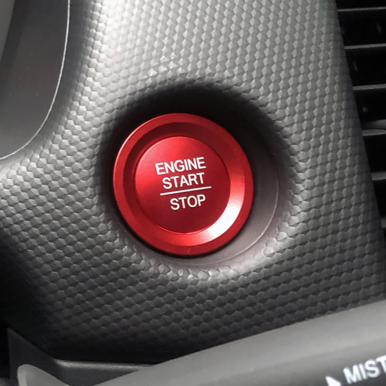 Car Engine Start Key Push Button Ring Trim Sticker for Honda(Red) - Decoration Rings by PMC TechLife | Online Shopping South Africa | PMC TechLife | Buy Now Pay Later Mobicred