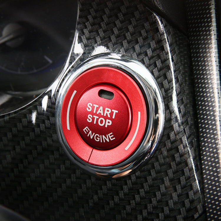 Car Engine Start Key Push Button Ring Trim Sticker for Infiniti (Red) - Decoration Rings by PMC TechLife | Online Shopping South Africa | PMC TechLife | Buy Now Pay Later Mobicred