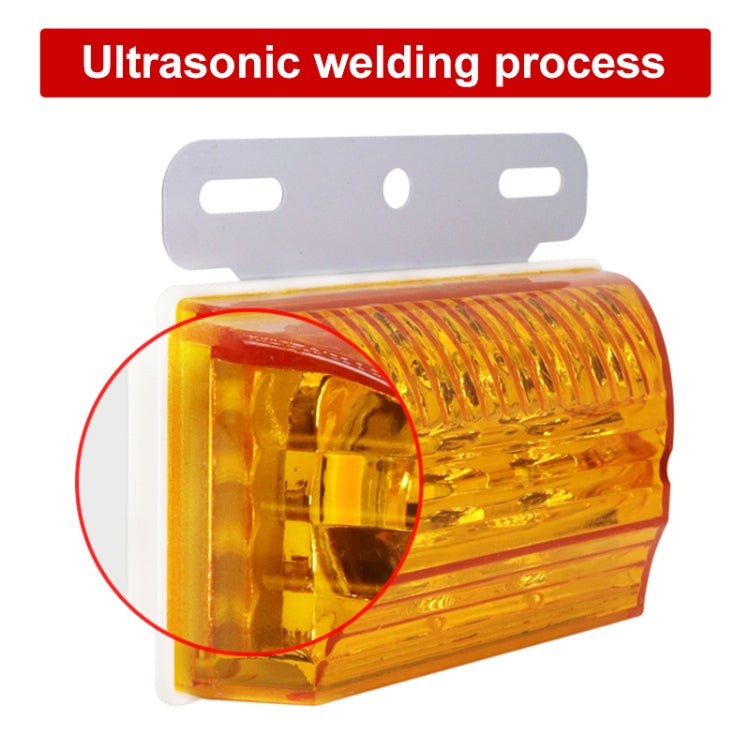 4 PCS ZS-6001 DC24V Car / Truck Side Marker Indicator Lights Bulb Lamp (White Light) - Clearance Lights by PMC TechLife | Online Shopping South Africa | PMC TechLife | Buy Now Pay Later Mobicred