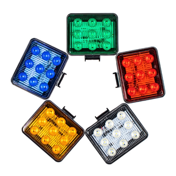 2 PCS ZS-7013 3 inch 9LEDs Strobe Waterproof Car / Truck Warning Light (Red Light) - free shipping - PMC TechLife - Order now!