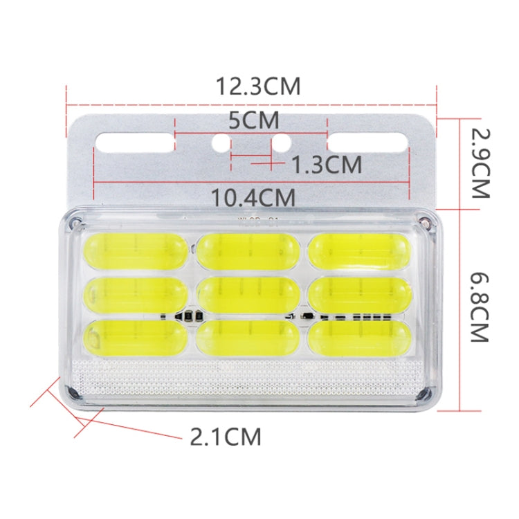 4 PCS ZS-9001 DC24V 9D Waterproof Car / Truck Side Marker Indicator Lights Bulb Lamp (Blue Light) - Clearance Lights by PMC TechLife | Online Shopping South Africa | PMC TechLife | Buy Now Pay Later Mobicred