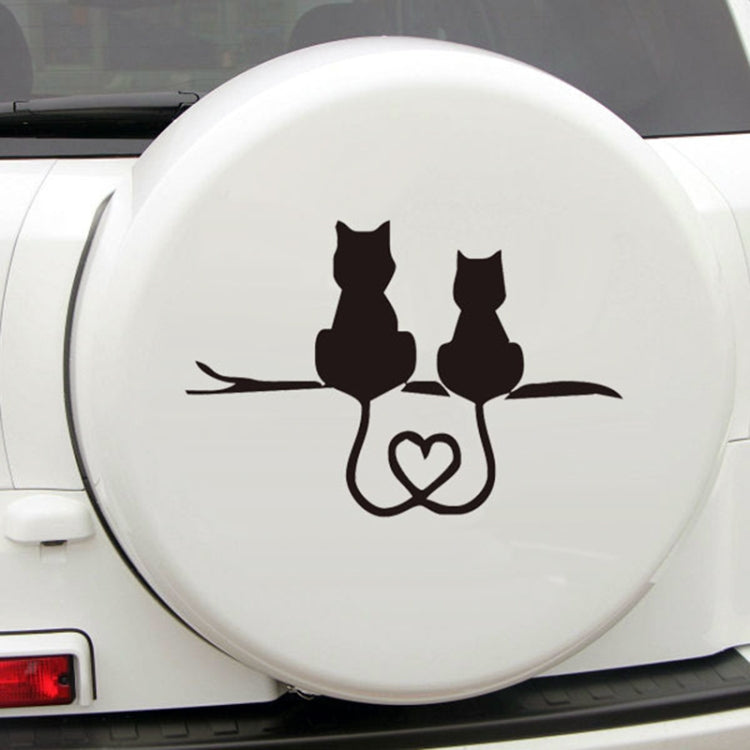 20 PCS Car Body Bumper Cat Vinyl Decal Window Sticker, Size: 17.8x10.8cm (Black) - free shipping - PMC TechLife - Order now!