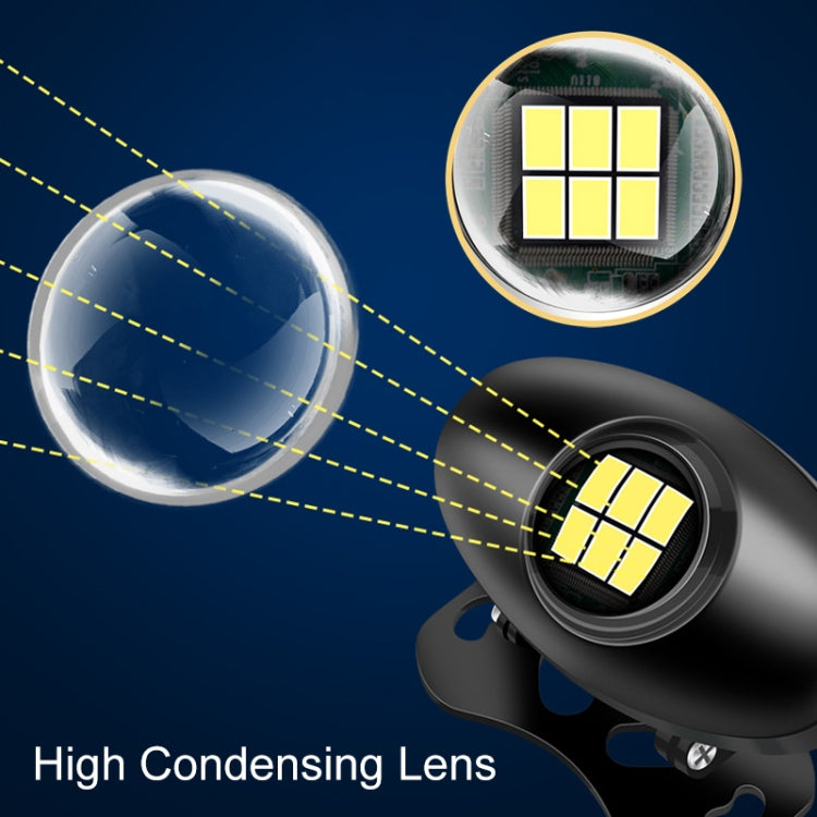 Car Adjustable LED Super Bright Flashing Reversing Light (Silver) - Warning Lights by PMC Jewellery | Online Shopping South Africa | PMC Jewellery | Buy Now Pay Later Mobicred