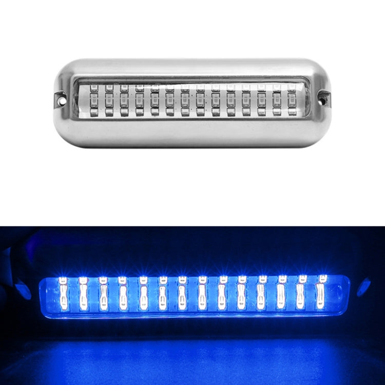 MK-042 Ship / Yacht 10-30V 42LEDs Waterproof Stainless Steel Underwater Light (Blue Light) - Marine Accessories & Parts by PMC TechLife | Online Shopping South Africa | PMC TechLife | Buy Now Pay Later Mobicred