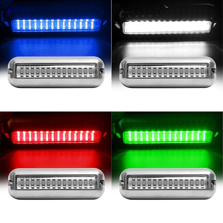 MK-042 Ship / Yacht 10-30V 42LEDs Waterproof Stainless Steel Underwater Light (Green Light) - Marine Accessories & Parts by PMC TechLife | Online Shopping South Africa | PMC TechLife | Buy Now Pay Later Mobicred