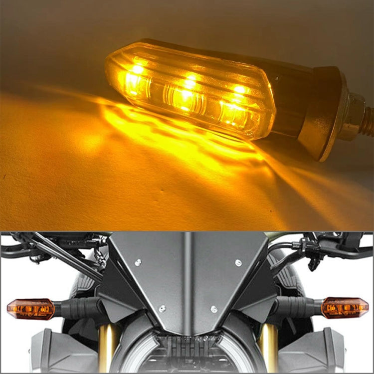4 PCS MK-200 3LED Highlight Motorcycle Turn Signal Light (Yellow) - Signal Lights by PMC TechLife | Online Shopping South Africa | PMC TechLife | Buy Now Pay Later Mobicred