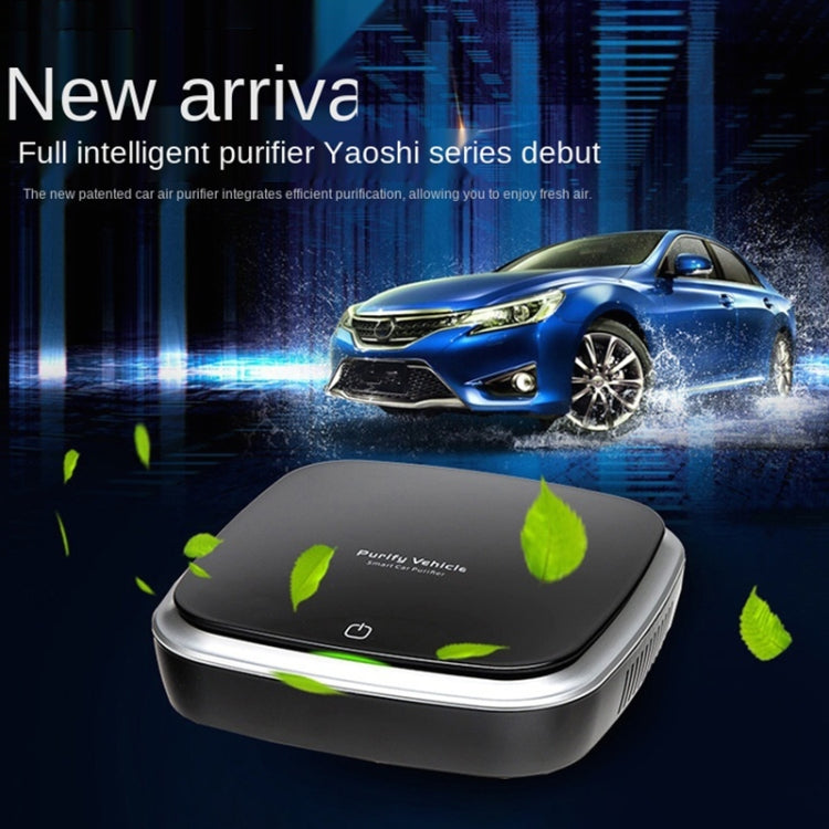 XJ-005 Car Solar Energy Negative Ion Smart USB Air Purifier (White) - Air Purifier by PMC TechLife | Online Shopping South Africa | PMC TechLife | Buy Now Pay Later Mobicred