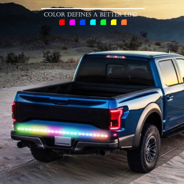 S20-200CM 200cm DC12V-24V Car Rear LED RGB Daytime Running Lights Strip Colorful Lamp - Running Lights by PMC TechLife | Online Shopping South Africa | PMC TechLife | Buy Now Pay Later Mobicred