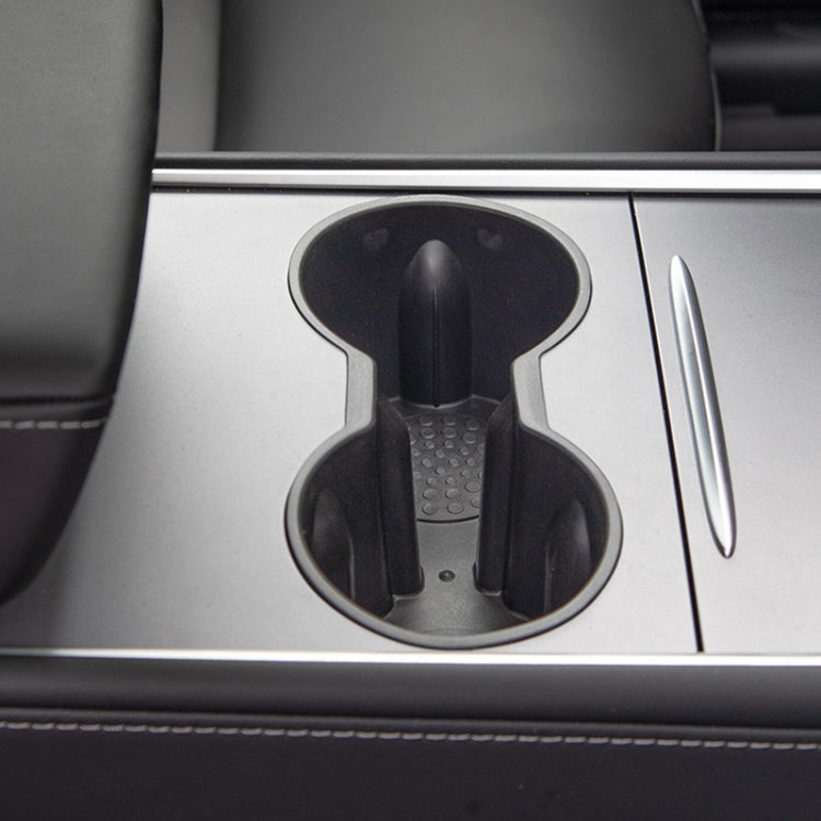 SHUNWEI SD-1054 Car Water Cup Holder for Tesla Model 3 / Y 2021-2022(Black) - Car Drink Holders by SHUNWEI | Online Shopping South Africa | PMC TechLife | Buy Now Pay Later Mobicred