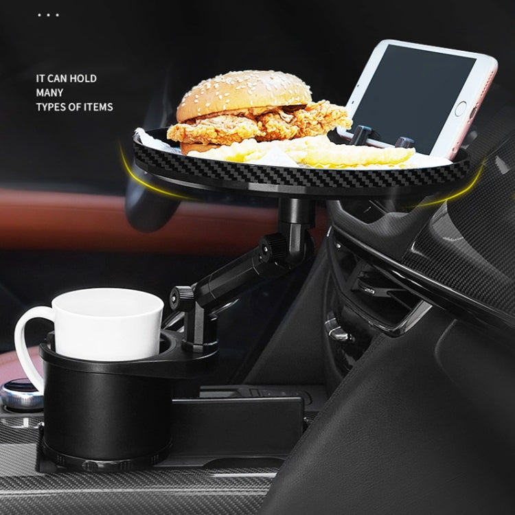 Car 360 Degree Rotation Water Cup Holder Multi-functional Dining Table - Car Drink Holders by PMC TechLife | Online Shopping South Africa | PMC TechLife | Buy Now Pay Later Mobicred