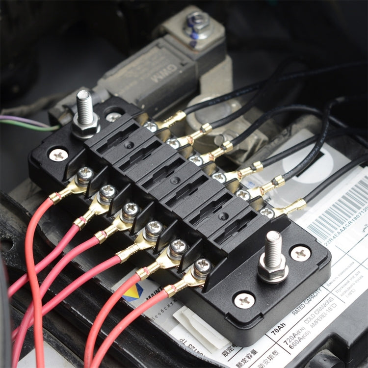 CS-979A1 FB1903 1 In 1 Out 6 Ways No Distinction Positive Negative Fuse Box without Fuse for Auto Car Truck Boat - free shipping - PMC TechLife - Order now!