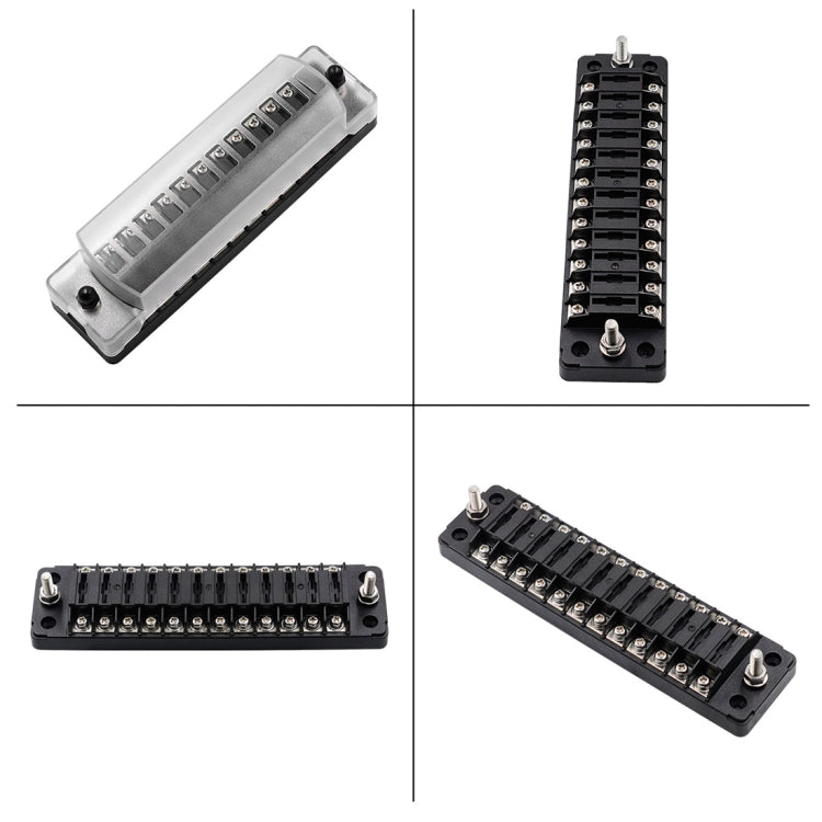 CS-979A2 FB1904 1 In 1 Out 12 Ways No Distinction Positive Negative Fuse Box without Fuse for Auto Car Truck Boat - Fuse by PMC TechLife | Online Shopping South Africa | PMC TechLife | Buy Now Pay Later Mobicred