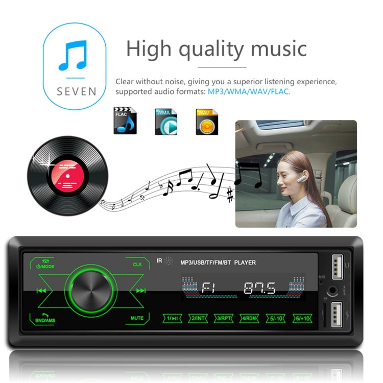 M10 12V Car Radio Receiver MP3 Player, Support Bluetooth Hand-free Calling / FM / USB / SD Card - Car MP3 & MP4 & MP5 by PMC TechLife | Online Shopping South Africa | PMC TechLife | Buy Now Pay Later Mobicred