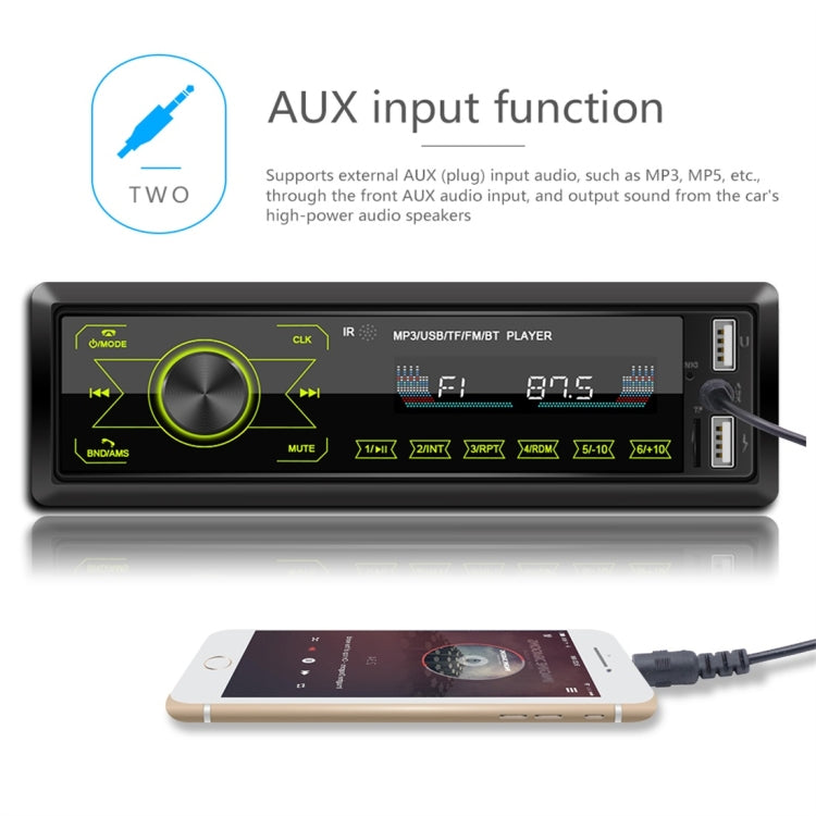 M10 12V Car Radio Receiver MP3 Player, Support Bluetooth Hand-free Calling / FM / USB / SD Card - Car MP3 & MP4 & MP5 by PMC TechLife | Online Shopping South Africa | PMC TechLife | Buy Now Pay Later Mobicred