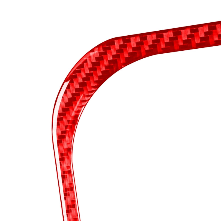For Honda CRV 2007-2011 Carbon Fiber Car Handheld Box Panel Frame Decorative Sticker,Left and Right Drive Universal (Red) - Car Interior Mouldings by PMC TechLife | Online Shopping South Africa | PMC TechLife | Buy Now Pay Later Mobicred