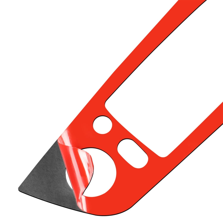 5 PCS Set for BMW 3 Series E90 Carbon Fiber Car Left Driving Lifting Panel Decorative Sticker with Folding, Diameter: 37.8cm(Red) - Car Interior Mouldings by PMC TechLife | Online Shopping South Africa | PMC TechLife | Buy Now Pay Later Mobicred