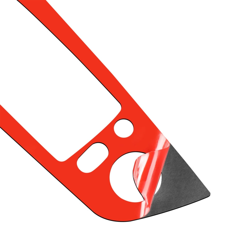 5 PCS Set for BMW 3 Series E90 Carbon Fiber Car Right Driving Lifting Panel Decorative Sticker with Folding, Diameter: 37.8cm(Red) - Car Interior Mouldings by PMC TechLife | Online Shopping South Africa | PMC TechLife | Buy Now Pay Later Mobicred