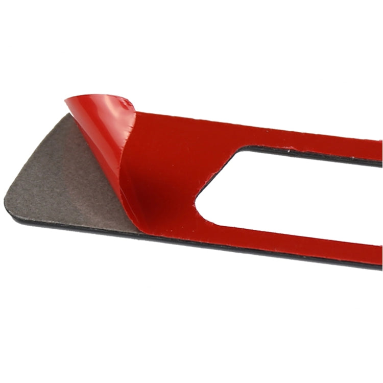 For BMW 3 Series E90 CarBon Fiber Car Water Cup Strip Decorative Sticker,Left Drive(Red) - free shipping - PMC Jewellery - Order now!