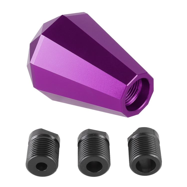 Universal Car Diamond Shape Metal Gear Shift Knob (Purple) - Shift Knob by PMC TechLife | Online Shopping South Africa | PMC TechLife | Buy Now Pay Later Mobicred
