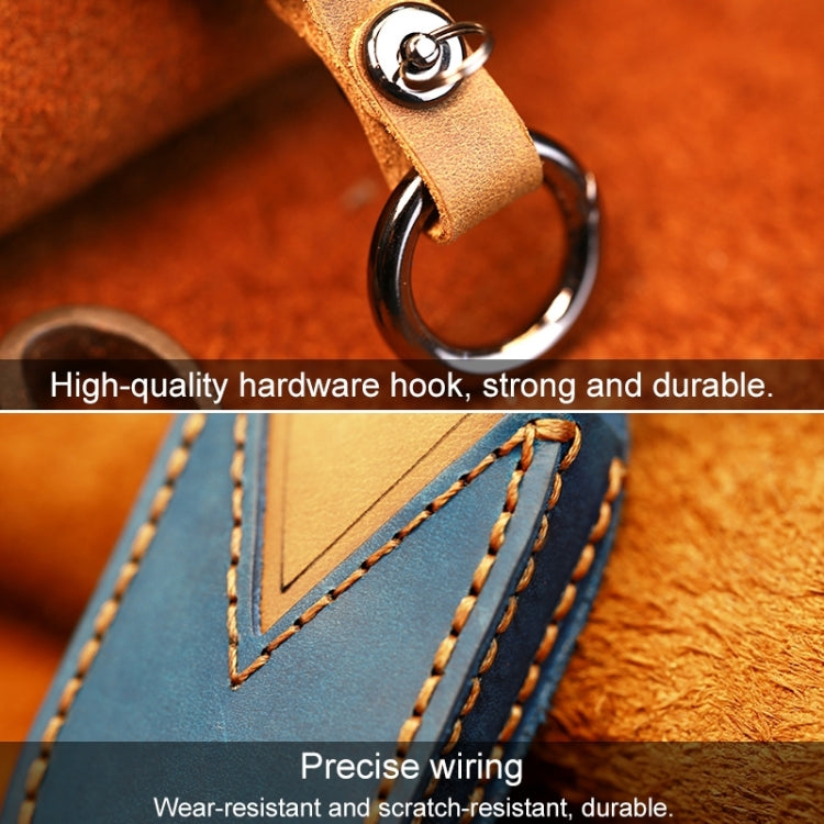 For Buick Car Cowhide Leather Key Protective Cover Key Case, Four Keys Version (Black) - free shipping - PMC TechLife - Order now!