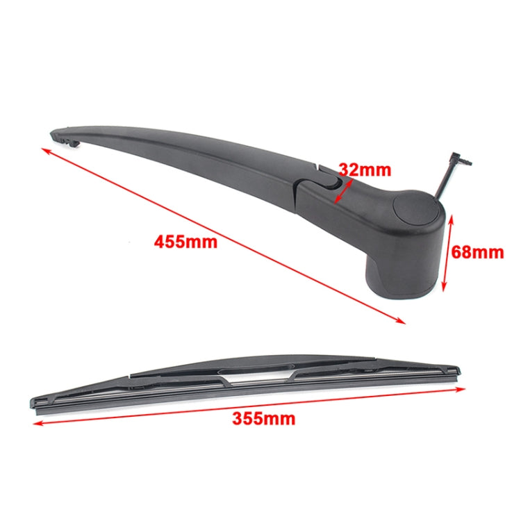 JH-BK15 For Buick Rainier 2007-2017 Car Rear Windshield Wiper Arm Blade Assembly 15232653 - Windscreen Wipers by PMC TechLife | Online Shopping South Africa | PMC TechLife | Buy Now Pay Later Mobicred