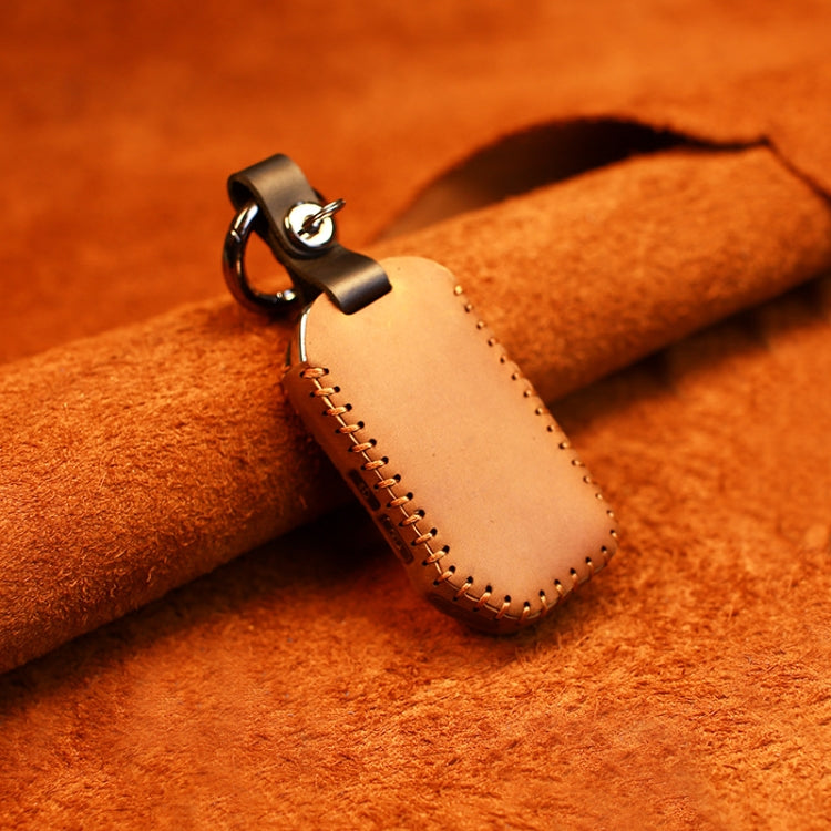 For Kia Car Cowhide Leather Key Protective Cover Key Case, Square Version (Brown) - free shipping - PMC Jewellery - Order now!